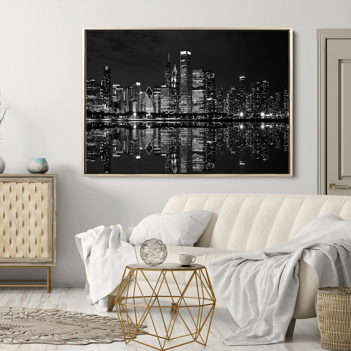 Chicago Wall Art Canvas Print