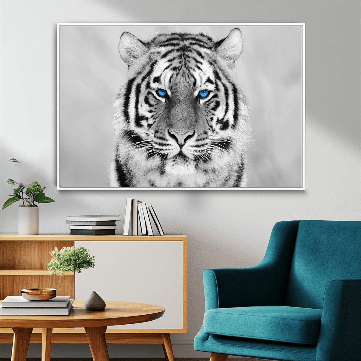 Tiger Canvas Artwork Wall Art Print