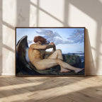 Fallen Angel Wall Art Canvas Print, Alexandre Cabanel Classic Art Reproduction
