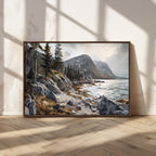 Serene Coastal View of Acadia National Park