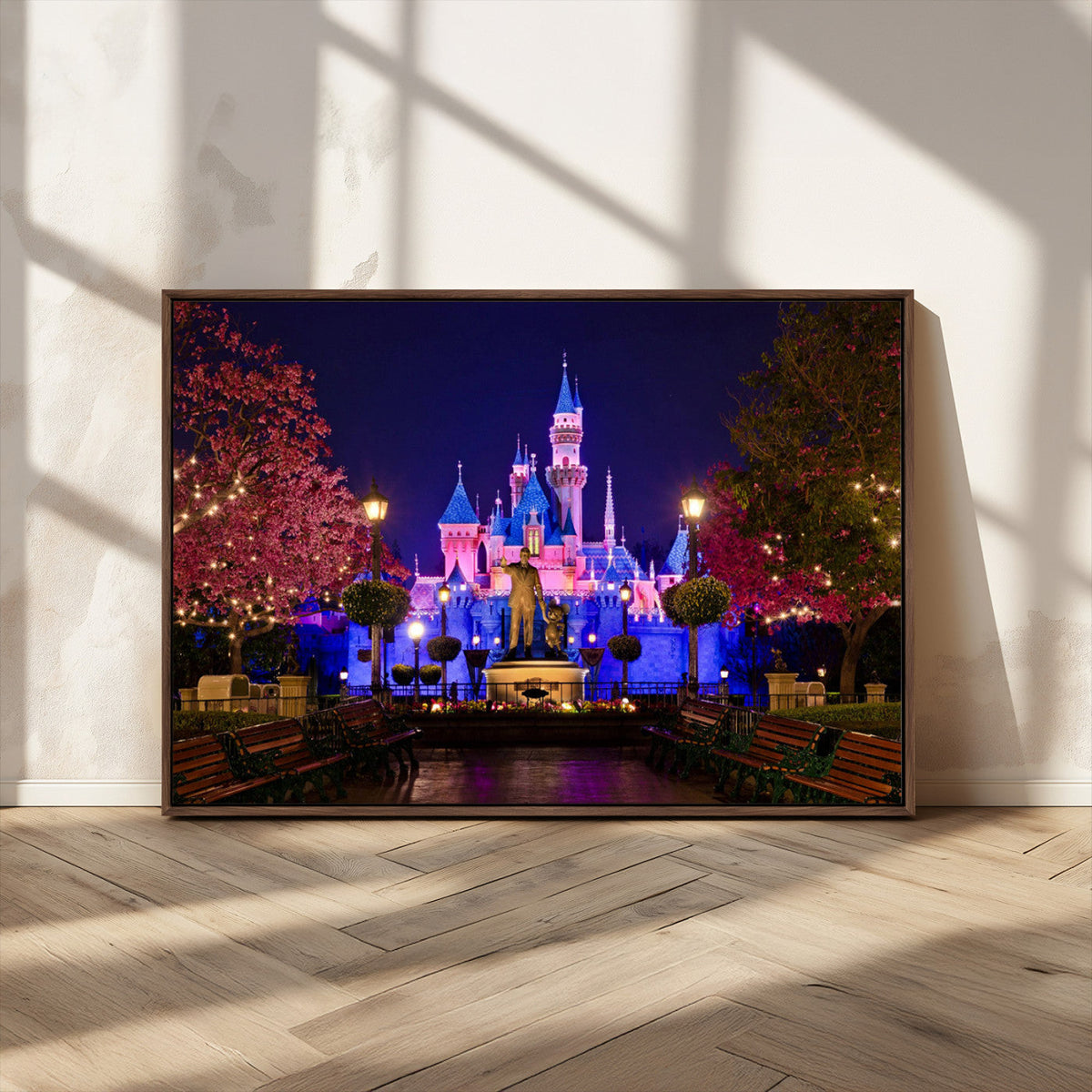 Disney Castle Wall Art | Framed Magic Kingdom Canvas