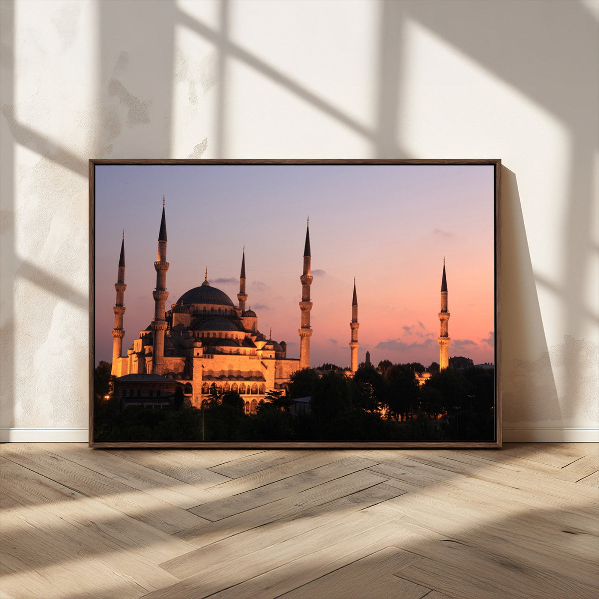 Wall Art Turkey Istanbul Skyline Canvas Print