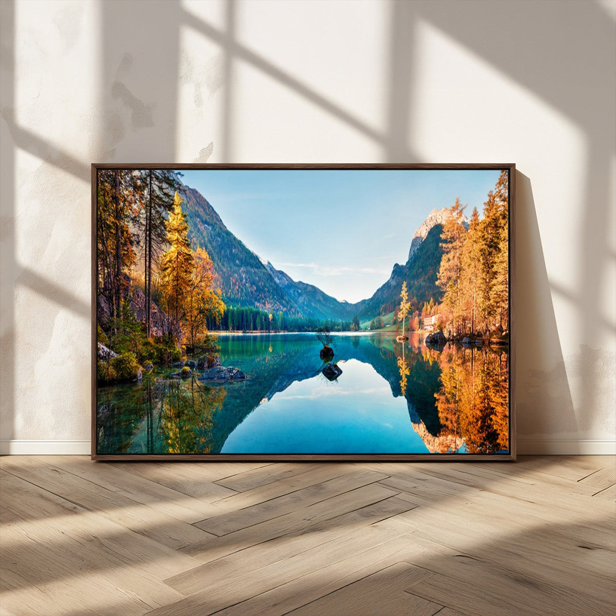 Fantastic Autumn Panorama Wall Art Canvas Print