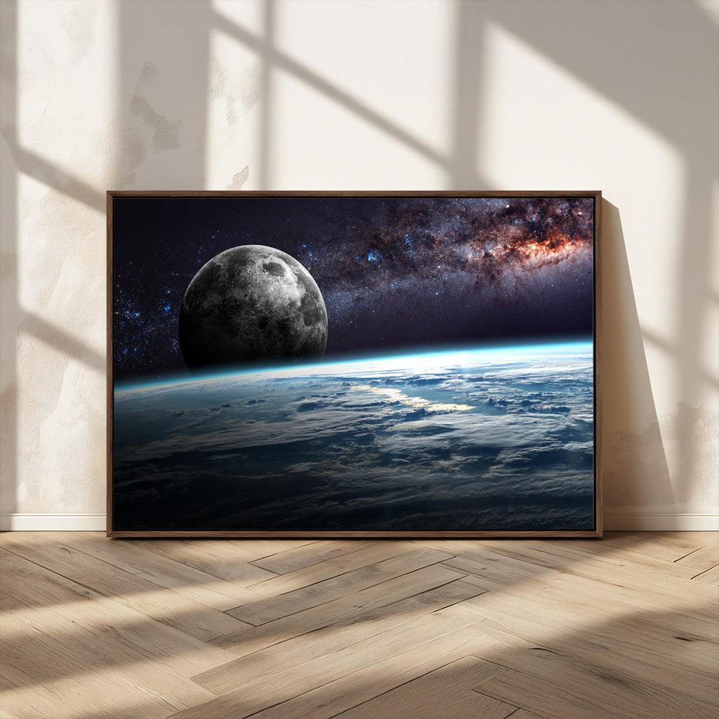 Space and Planet Canvas Print