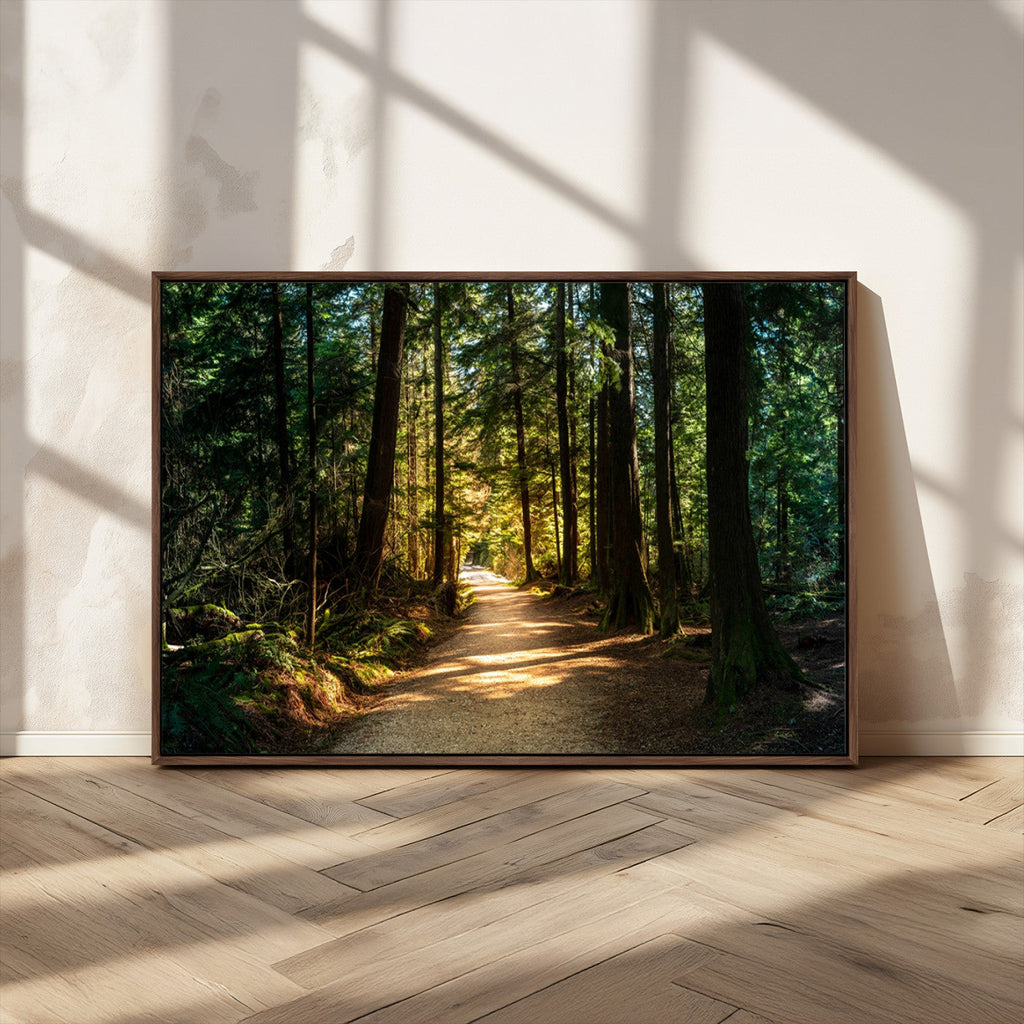 Natural Landscape Wall Art Relaxing Forest Canvas Print