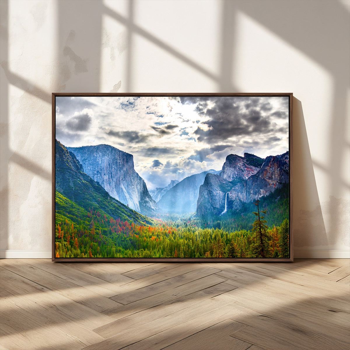 Yosemite Park Half Dome 3 Panel Canvas Print | Large Giclée Landscape Wall Art