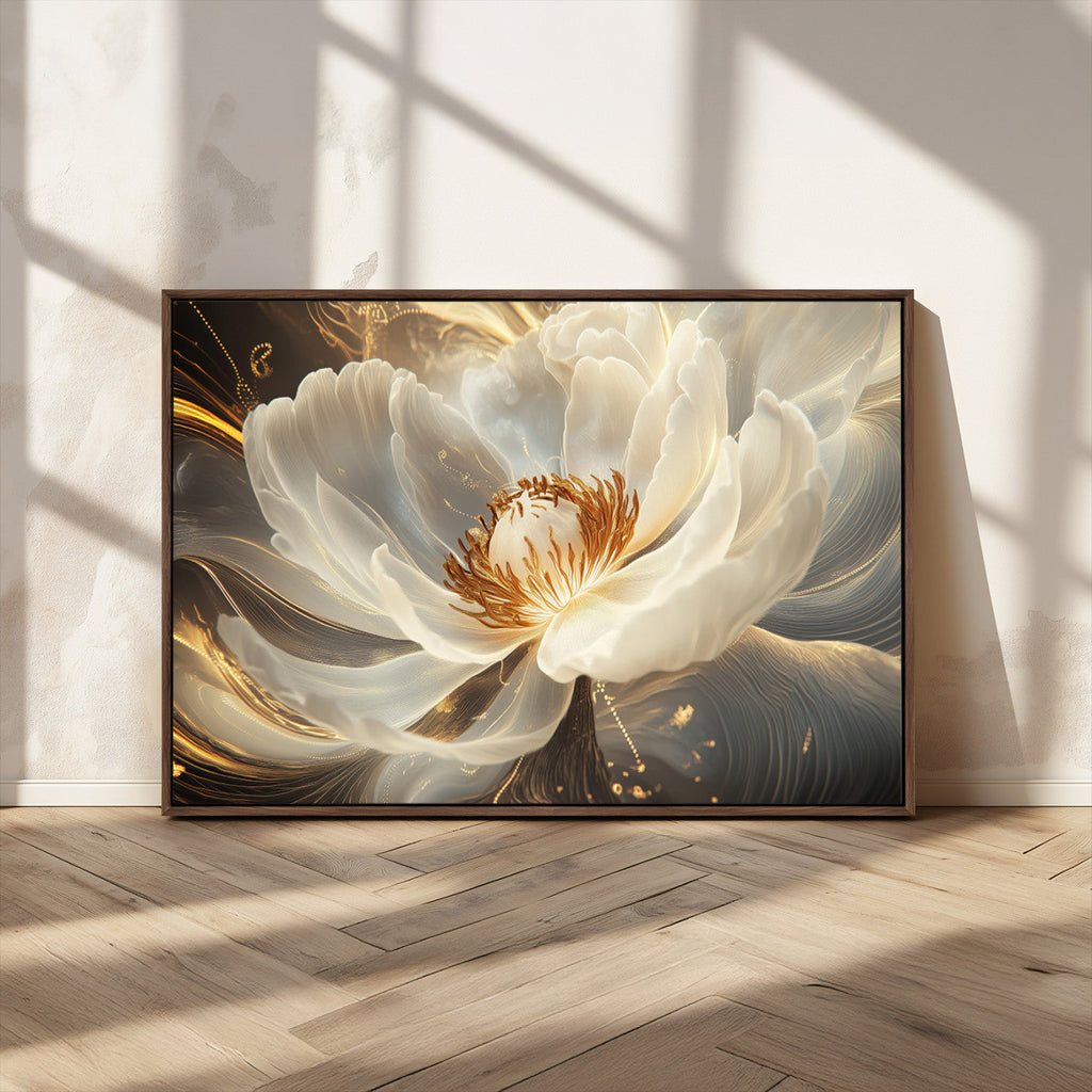 Abstract Floral Wall Art Canvas Print