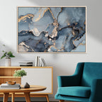 Multipanel Marble Fluid Effect Wall Art Abstract Canvas Wall Art Print