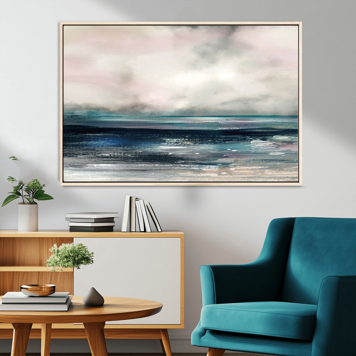 Contemporary Abstract Wall Art Canvas Print