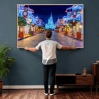 Disney Castle Wall Art | Large Magic Kingdom Canvas Artwork