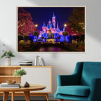 Disney Castle Wall Art | Framed Magic Kingdom Canvas