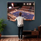 Boise State Broncos Albertsons Stadium Wall Art Canvas Print