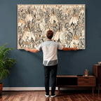 Native American Indian Wall Art Canvas Print