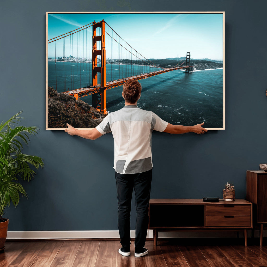 Golden Gate Bridge Wall Art Canvas Print | San Francisco Landmark Photography