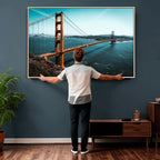 Golden Gate Bridge Wall Art Canvas Print | San Francisco Landmark Photography