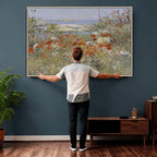 Childe Hassam Celia Thaxter Garden Canvas | 1890 American Impressionist Print