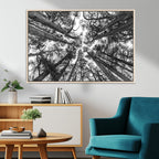 Trees Contemporary Art Canvas Print