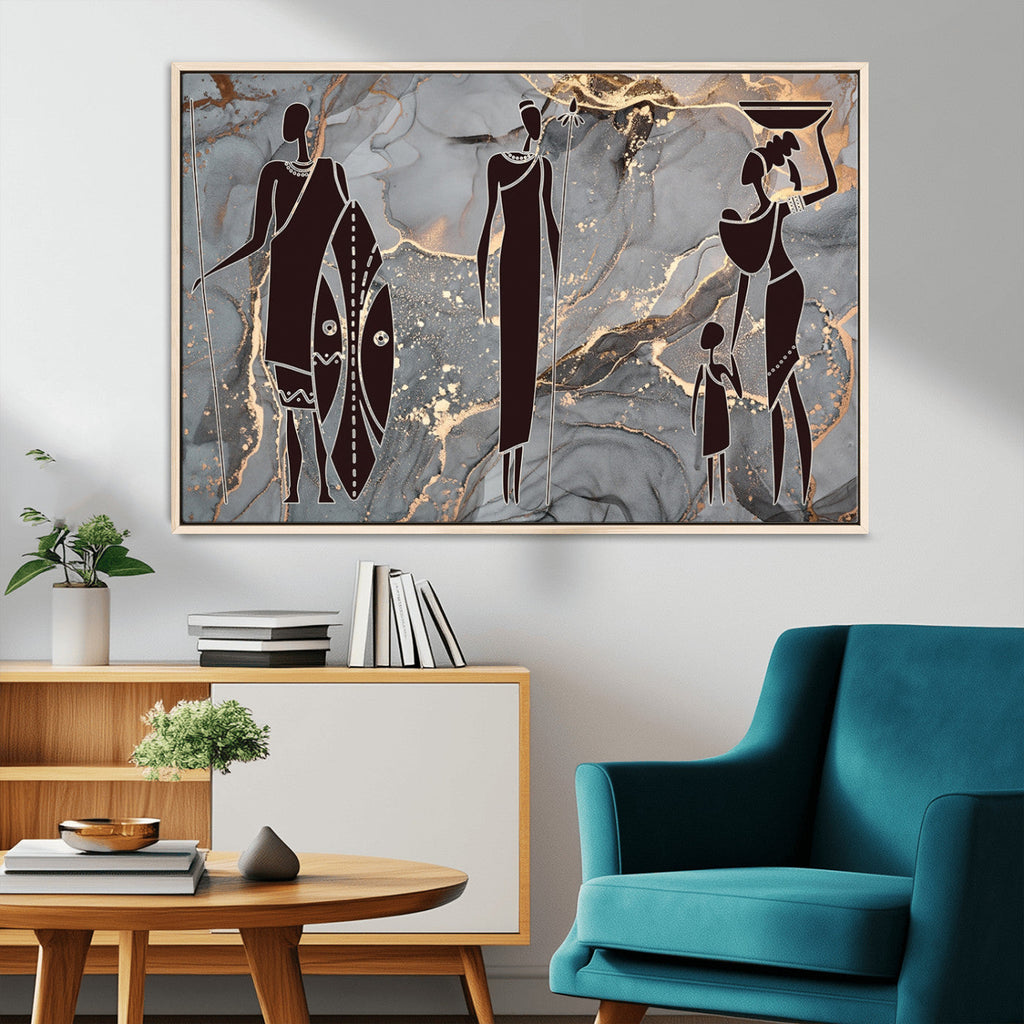 African American Wall Art | Elegant African Women Canvas Print