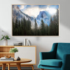 Half Dome Yosemite California Wall Art Canvas Print El Capitan