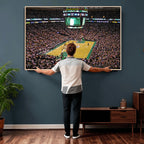 Celtics Game Versus The Timberwolves, Basketball Arena Wall Art