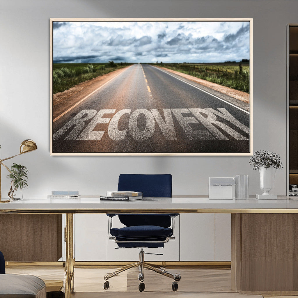 Recovery Road Wall Art Canvas Print