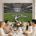 Dallas Cowboys Football Team Print - Arlington AT&T Stadium