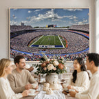 Buffalo Bills Highmark Stadium Wall Art Canvas Print, Bills Game Day Decor