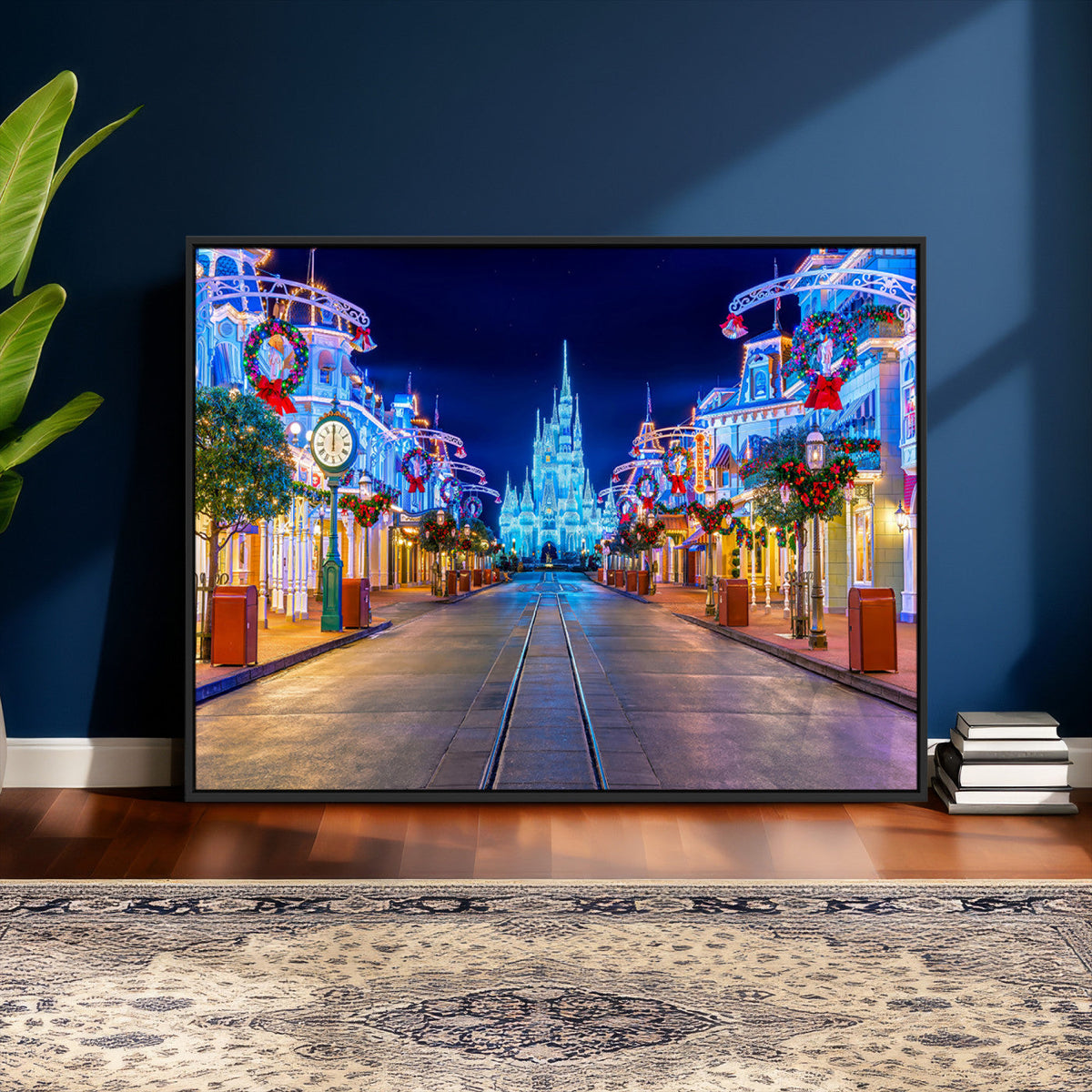 Disney Castle Wall Art | Large Magic Kingdom Canvas Artwork