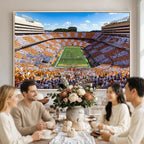 Tennessee Neyland Stadium Wall Art, Sports Arena Canvas, Framed and Ready to Hang