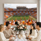 Tennessee Neyland Stadium Wall Art, Sports Arena Canvas, Home Bar Wall Decor