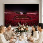 Dooley Stadium Wall Art, Sports Arena Canvas Print, Dooley Field Sanford Stadium