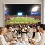 Dooley Stadium Wall Art, Sports Arena Panoramic Canvas