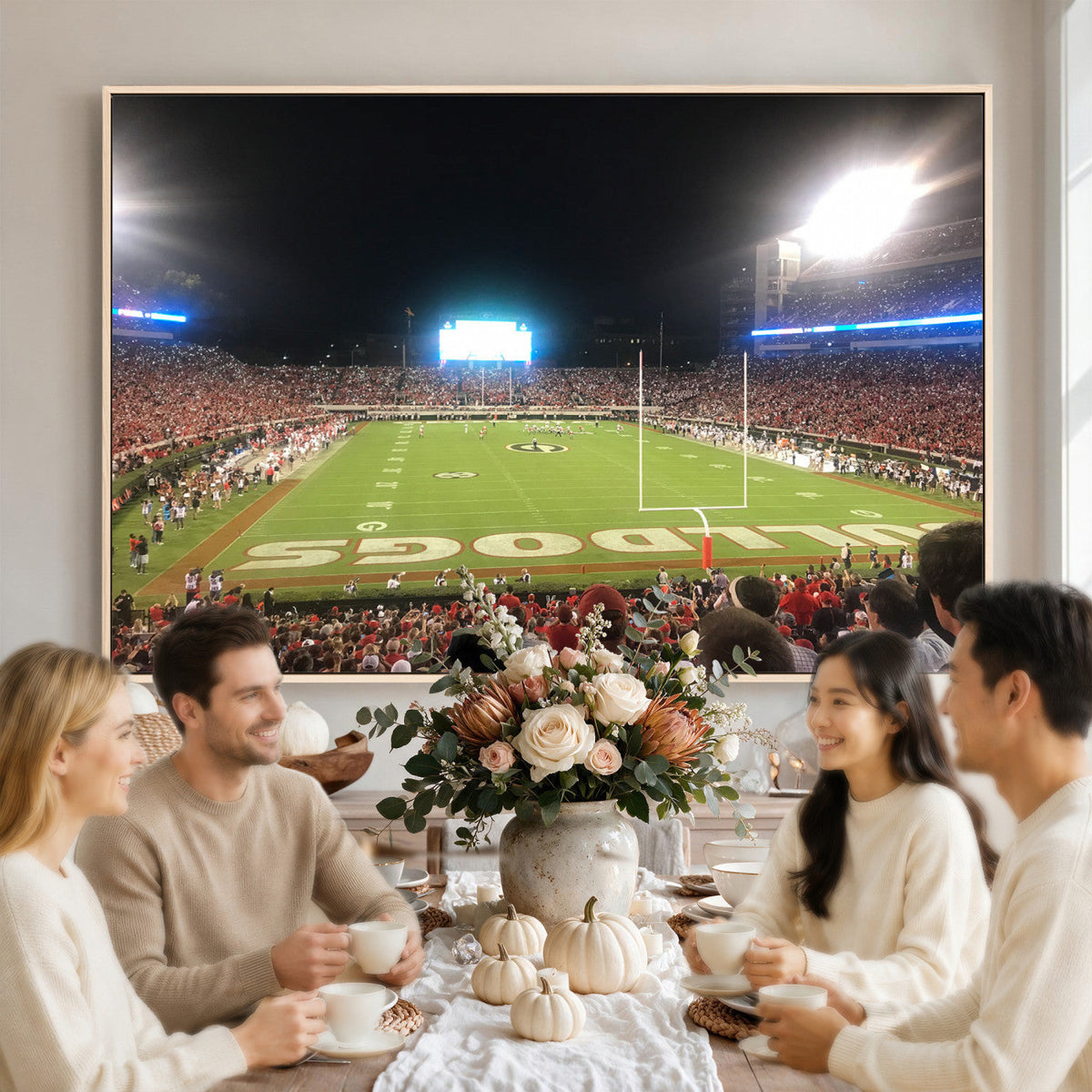 Dooley Stadium Wall Art, Sports Arena Panoramic Canvas