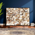Farmhouse Bighorn Sheep Wall Art Canvas Print