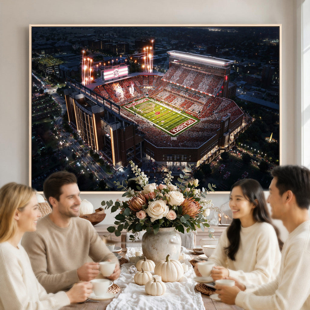 Oklahoma Memorial Stadium, Gaylord Memorial Stadium Wall Art