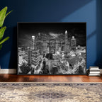 Charlotte Skyline Canvas Wall Art Print | North Carolina Cityscape