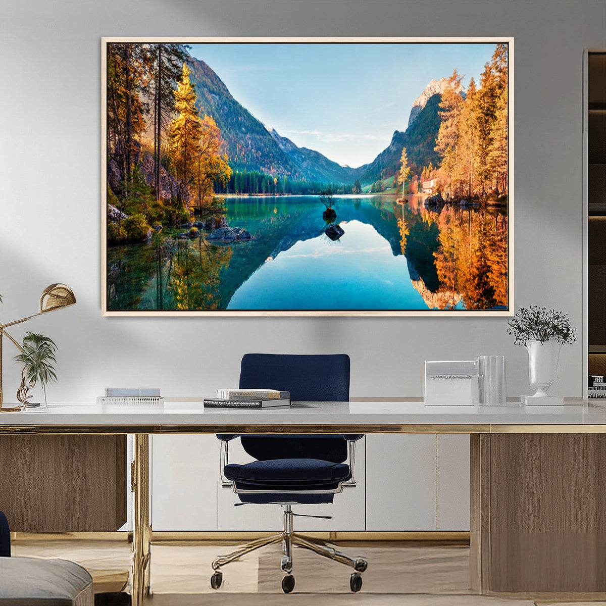 Fantastic Autumn Panorama Wall Art Canvas Print