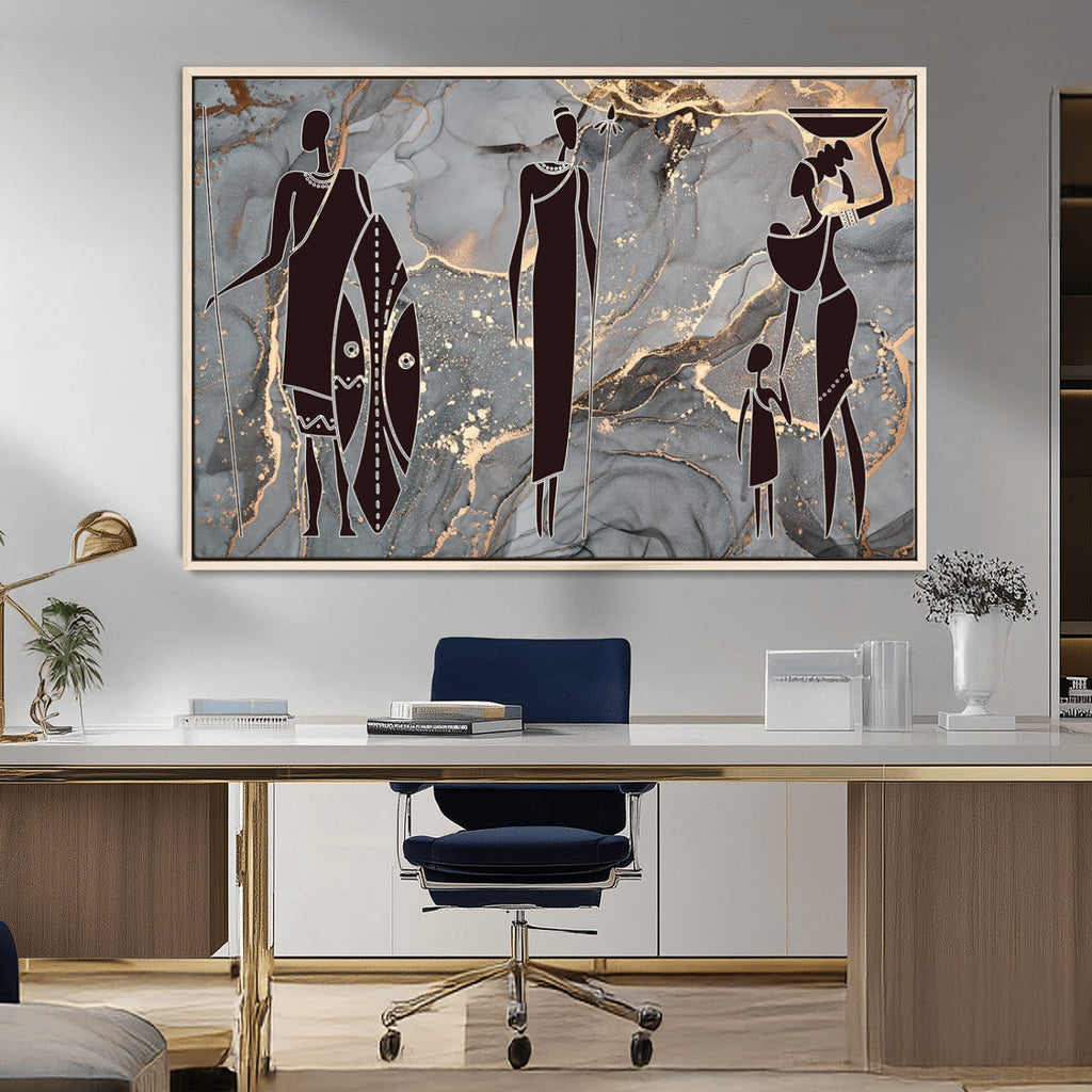 African American Wall Art | Elegant African Women Canvas Print