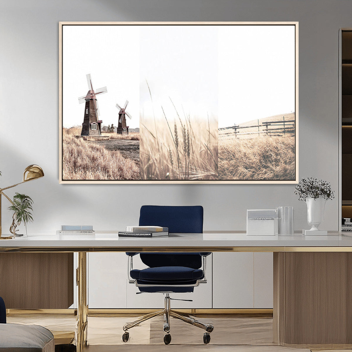 Farm Prints, Set of 6 Farmhouse Wall Art Canvas, Country House Decor