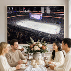 Amalie Arena Florida Wall Art Canvas Print, NHL Hockey, Framed and Ready to Hang