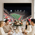 Houston Cougars Football Team Print, Houston TDECU Stadium