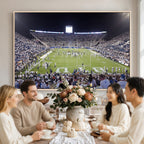 Brigham Young University Cougars Football Print Canvas