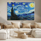 Vincent Van Gogh The Starry Night Abstract Wall Art Canvas Print