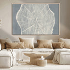 Abstract Tree Ring Wall Art Canvas Print, Framed and Ready to Hang