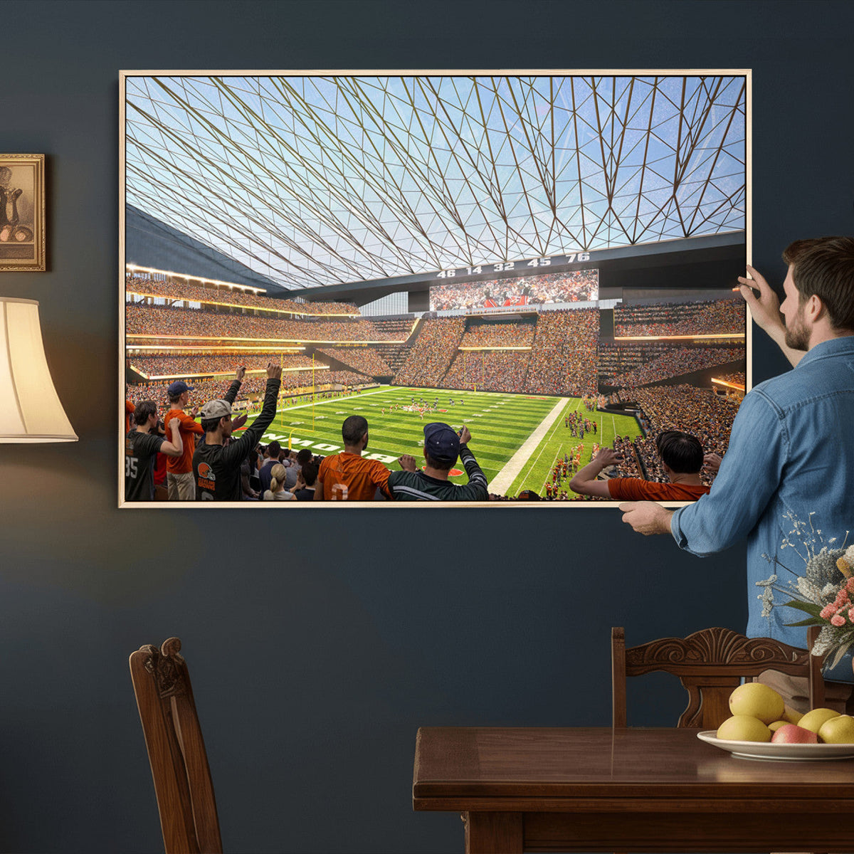 Cleveland Browns Stadium Wall Art Canvas Print
