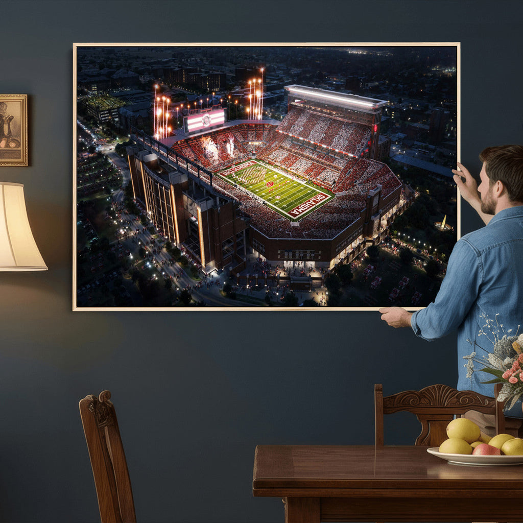 Oklahoma Memorial Stadium, Gaylord Memorial Stadium Wall Art