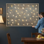 Abstract Birds Wall Art Canvas Print