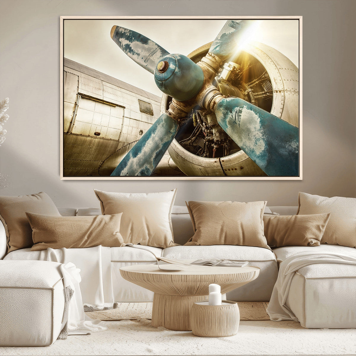 Vintage Airplane Canvas Print