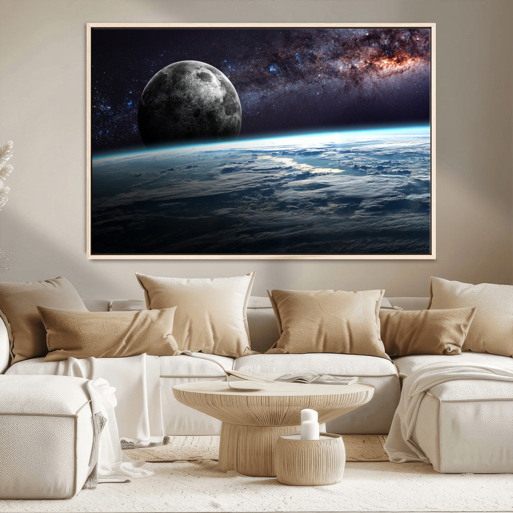 Space and Planet Canvas Print