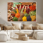 Spices Kitchen Wall Art Canvas Print